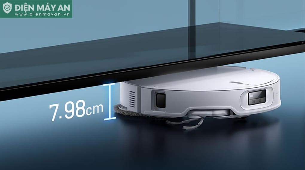 Robot hút bụi lau nhà Roborock Qrevo Curv 2 Pro - Trắng